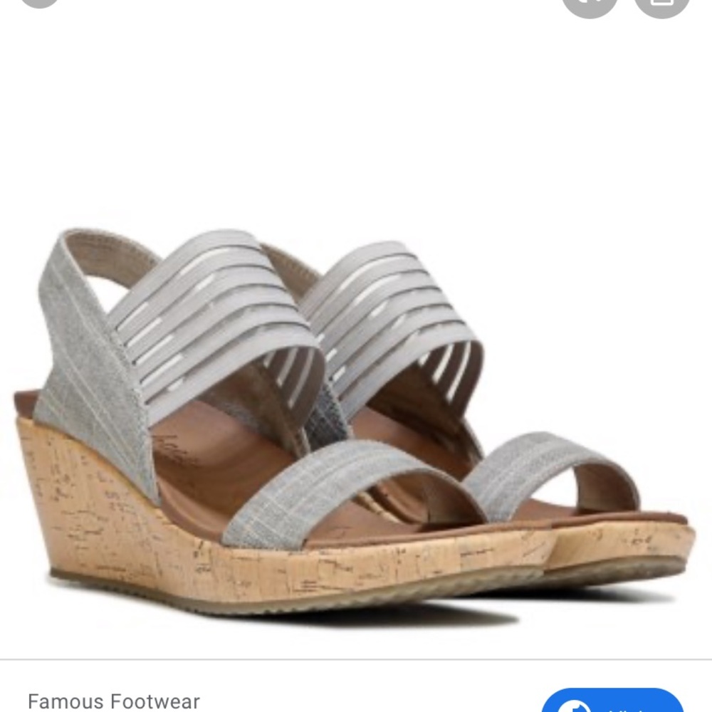 Skechers wedge sandals size 7